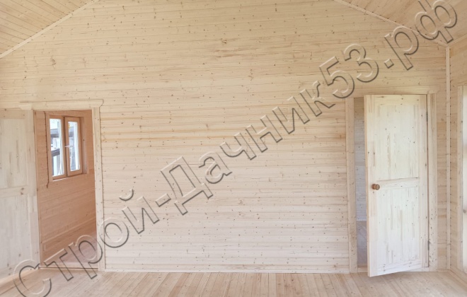 4 Каркасно-щитовой дом Д-28, 6х9м, 54 М², Московская область, Солнечногорский район, СНТ Прогресс-96 (13)